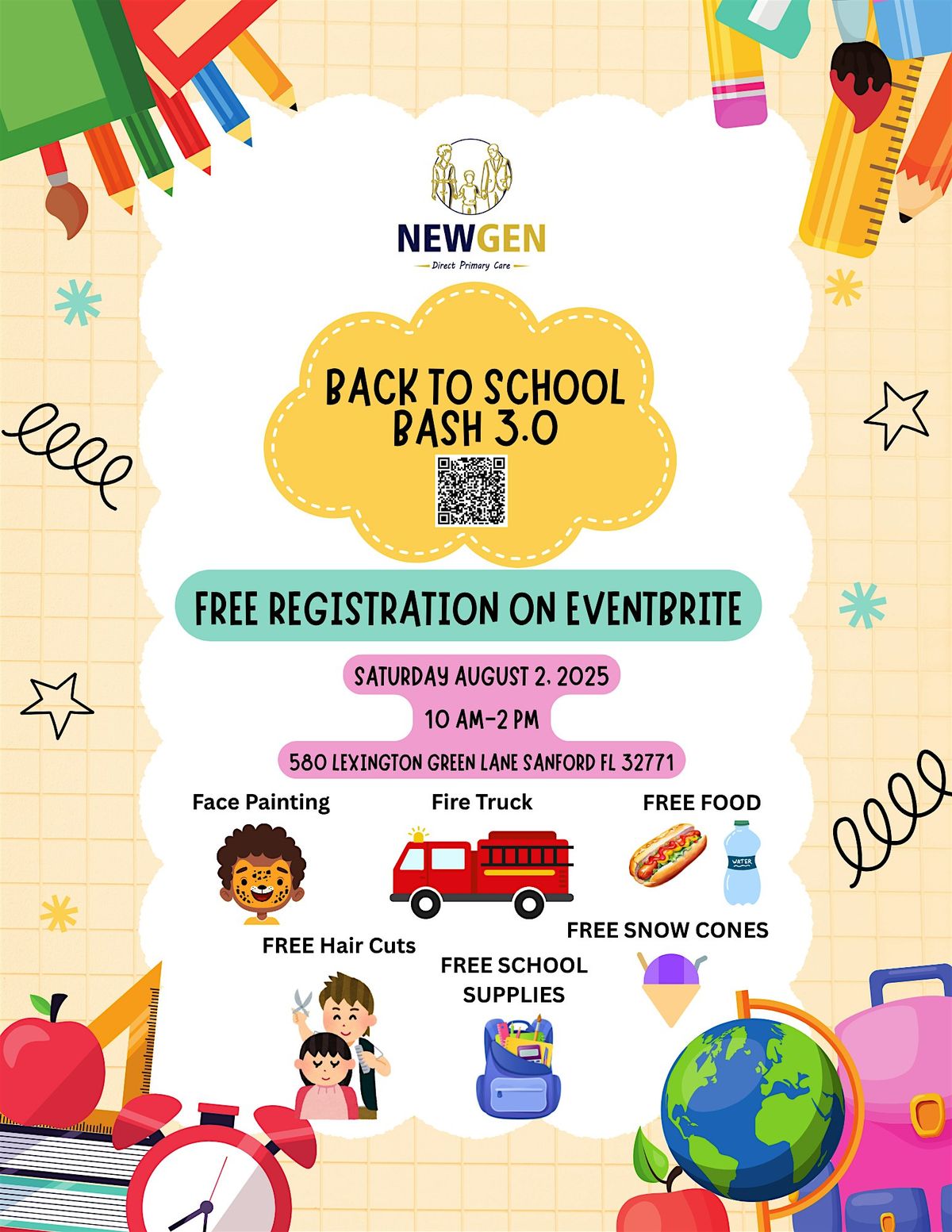 BACK TO SCHOOL BASH 3.0, 2 August | Event in Sanford | AllEvents
