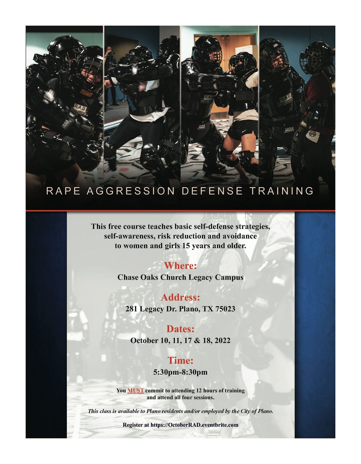 Rape, Aggression, Defense Training | Event in Plano | AllEvents