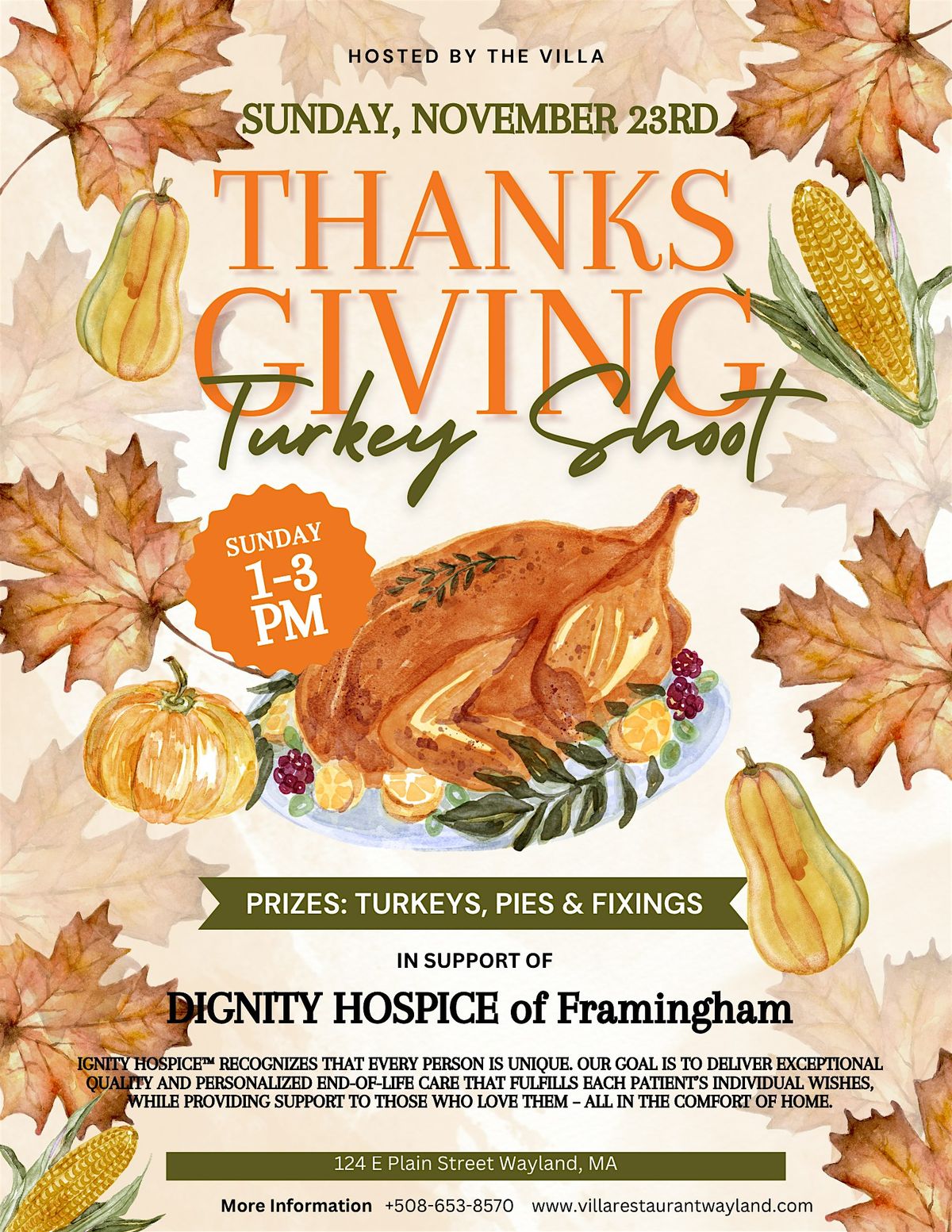 Thanksgiving Turkey Shoot, 23 November | Event in Wayland | AllEvents