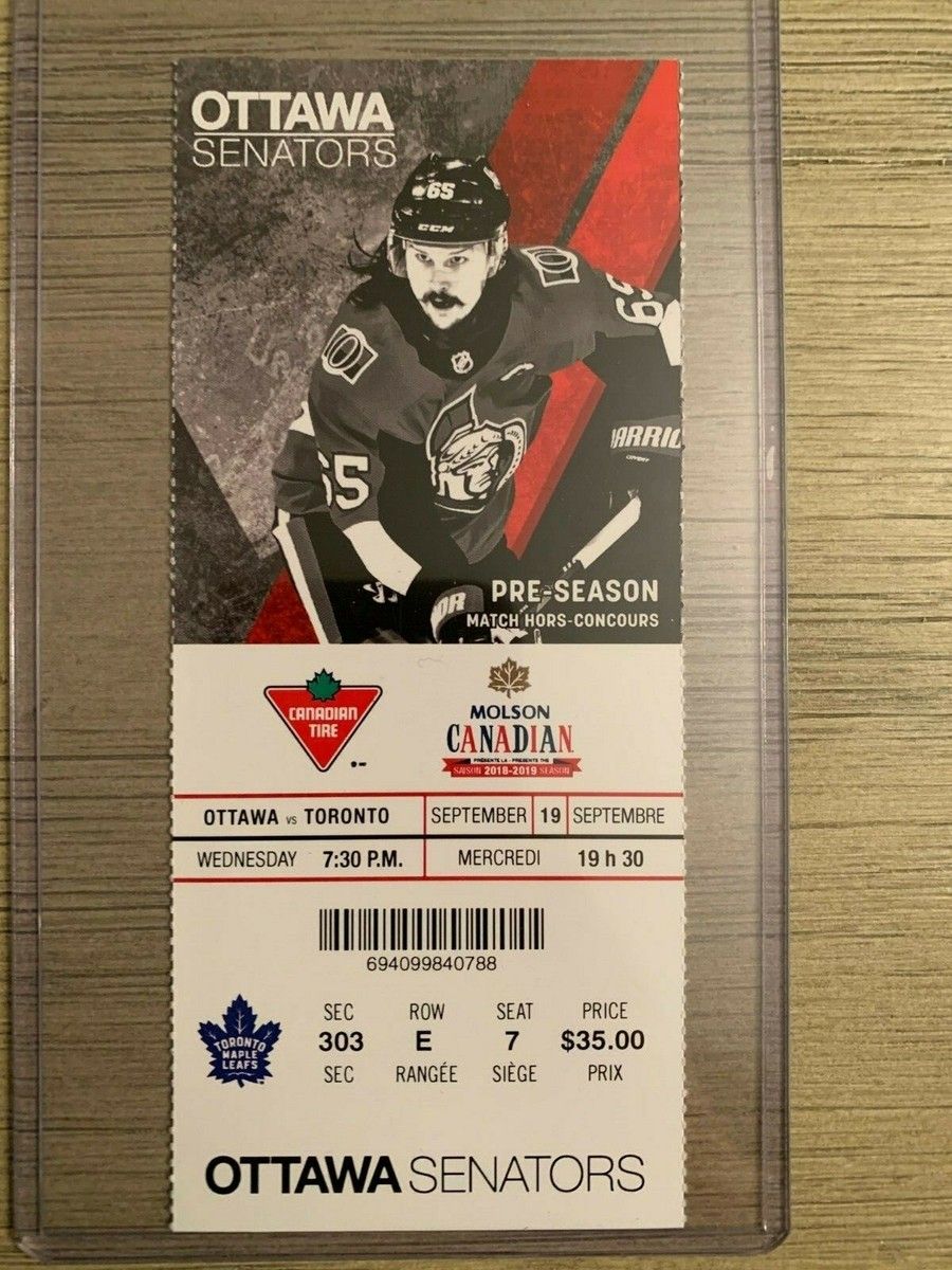 Preseason - New Jersey Devils at Ottawa Senators Tickets, 28 September | Event in Québec | AllEvents