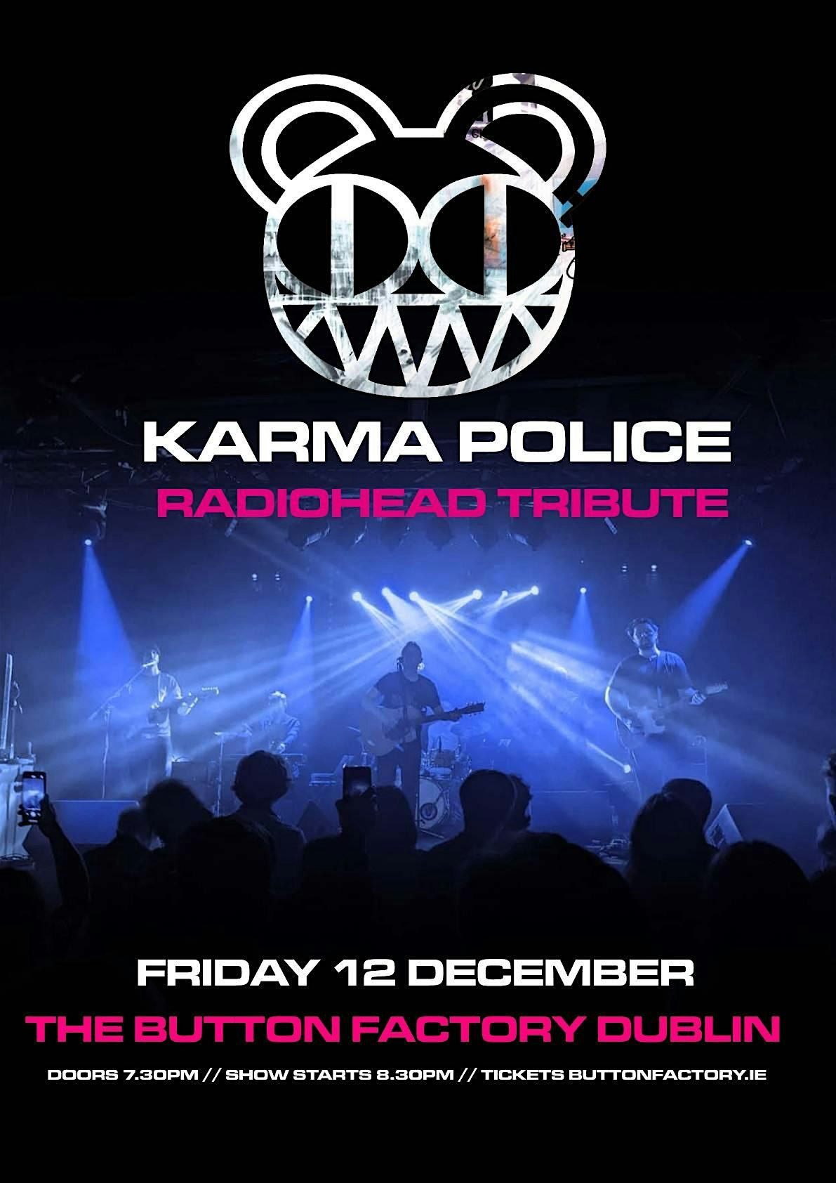 Karma Police: A Tribute to Radiohead @ Button Factory, 12 December | Event in Dublin | AllEvents