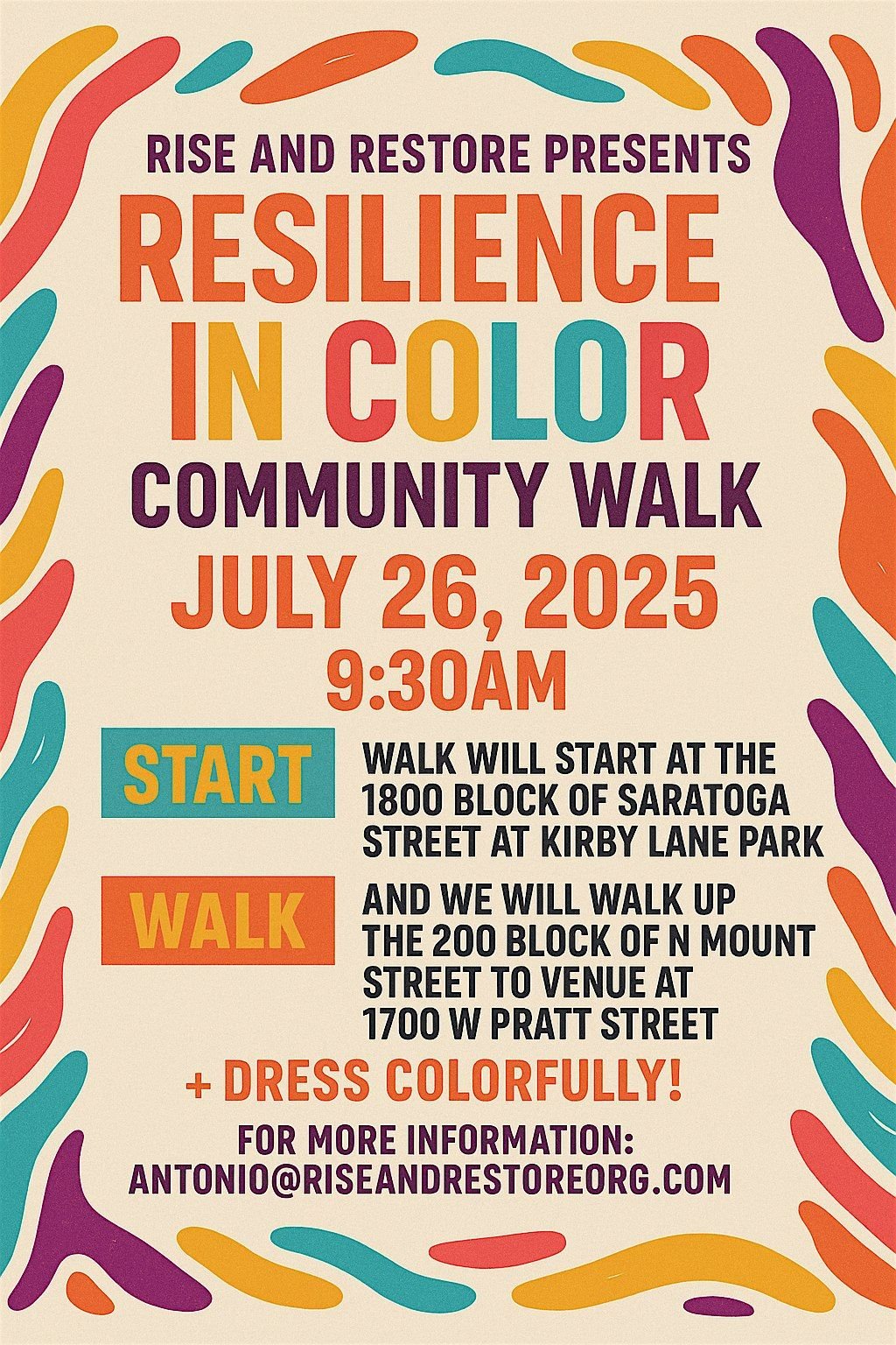 Resilience In Color: A National Minority Mental Health Awareness Walk, 26 July | Event in Baltimore | AllEvents
