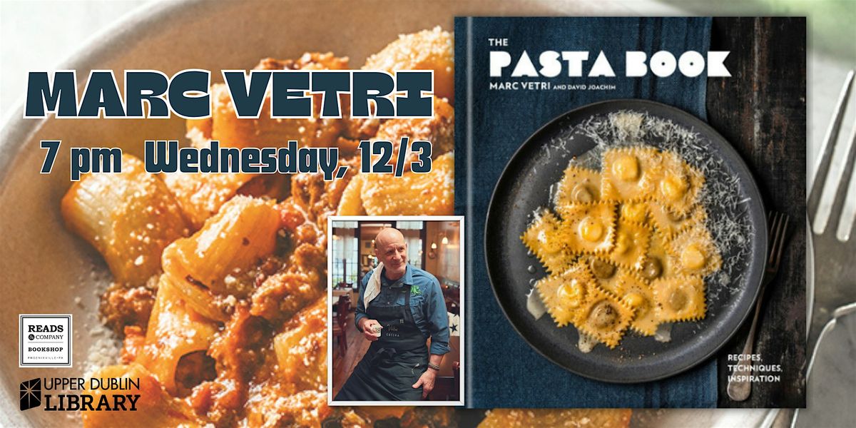 An Evening with Chef Marc Vetri, 3 December | Event in Fort Washington | AllEvents