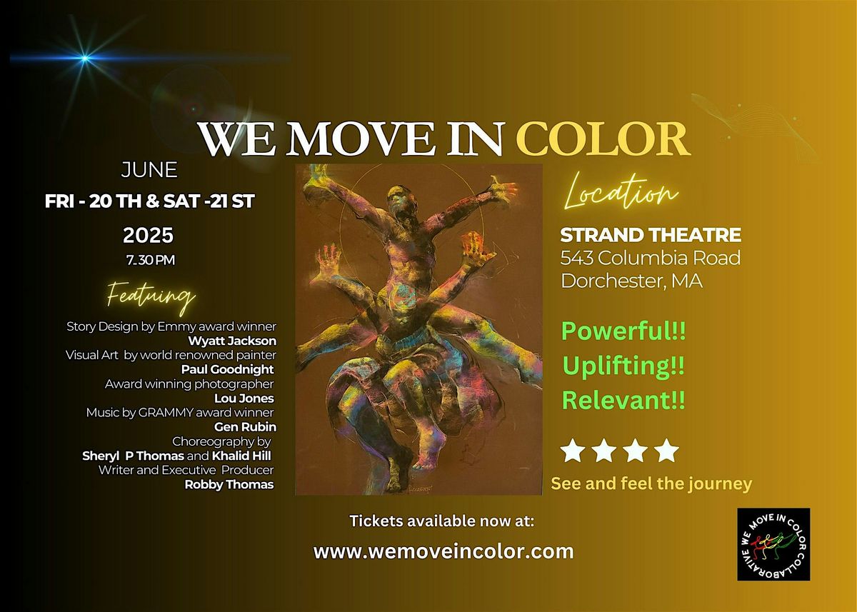 We Move in Color, 20 June | Event in Boston | AllEvents