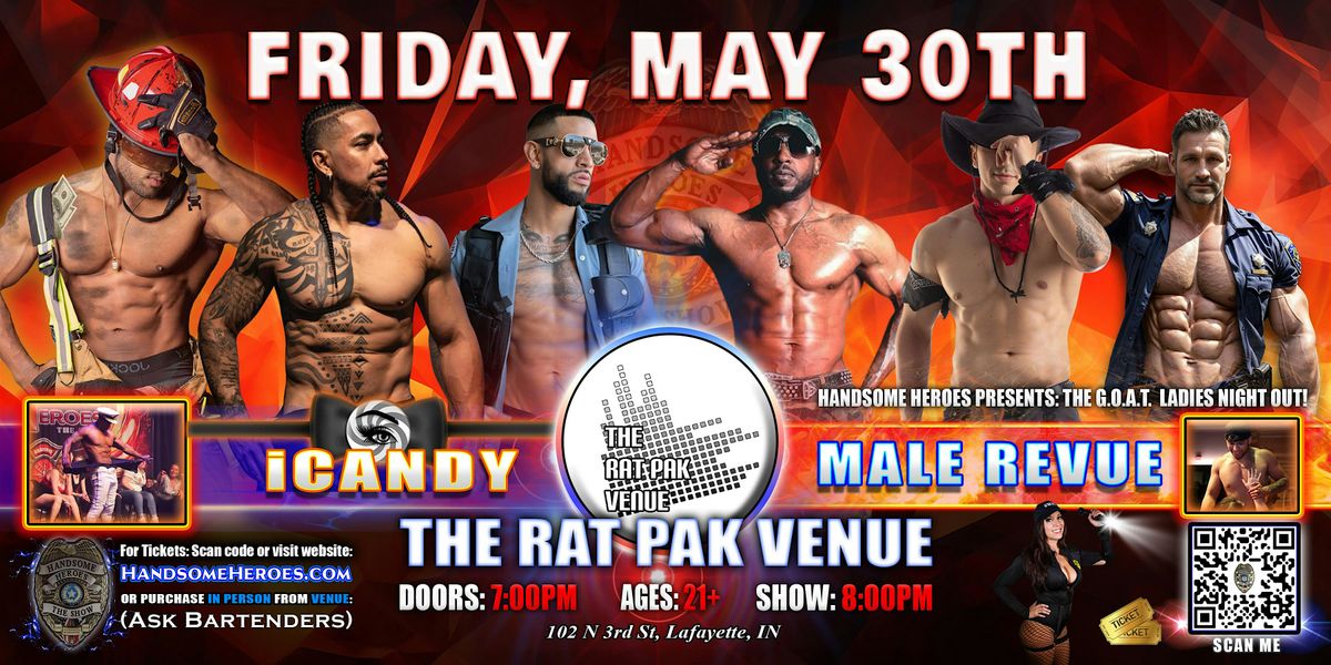Lafayette, IN - iCandy Male Revue @ The Rat Pak Venue, 30 May | Event in Lafayette | AllEvents