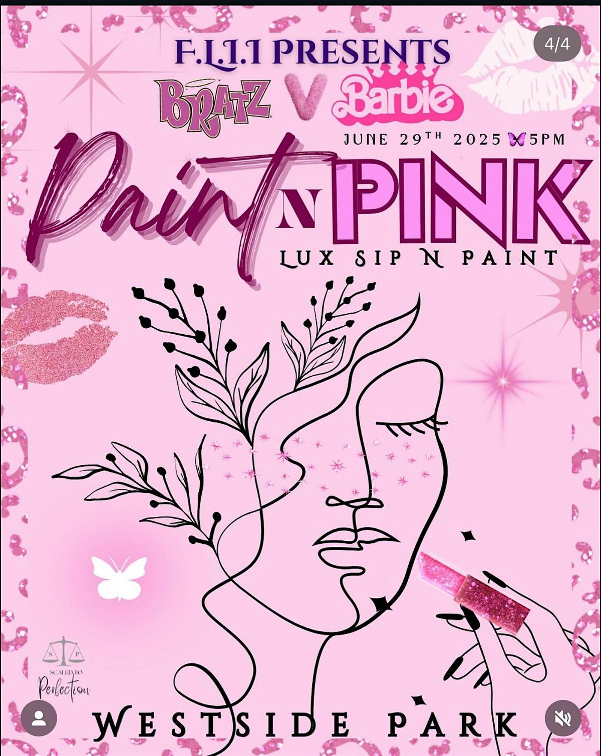 Paint N Pink : Luxe Sip, Paint & Picnic, 29 June | Event in Atlanta | AllEvents