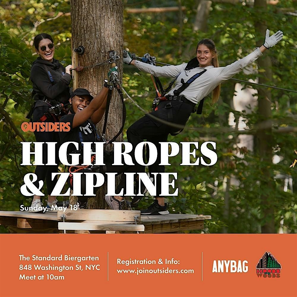 Highropes & Zipline Adventure 2025, 18 May | Event in New York | AllEvents
