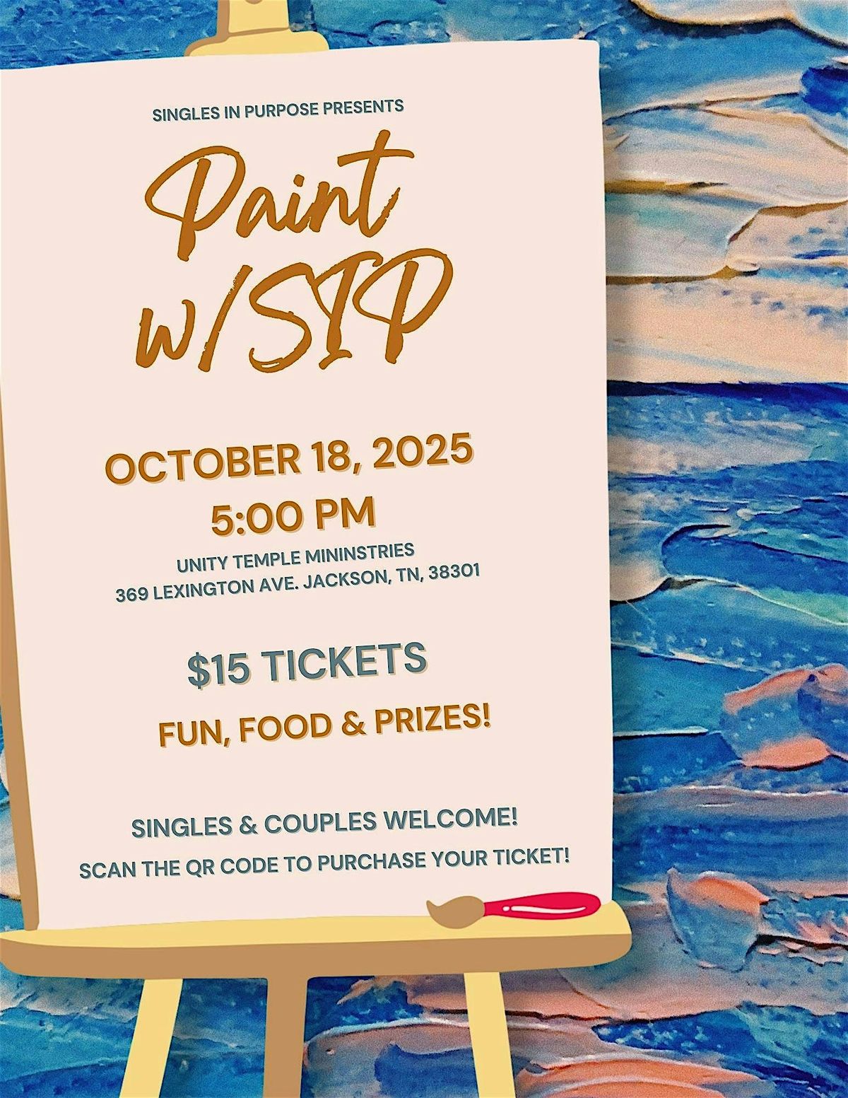 Paint w/SIP, 18 October | Event in Jackson | AllEvents