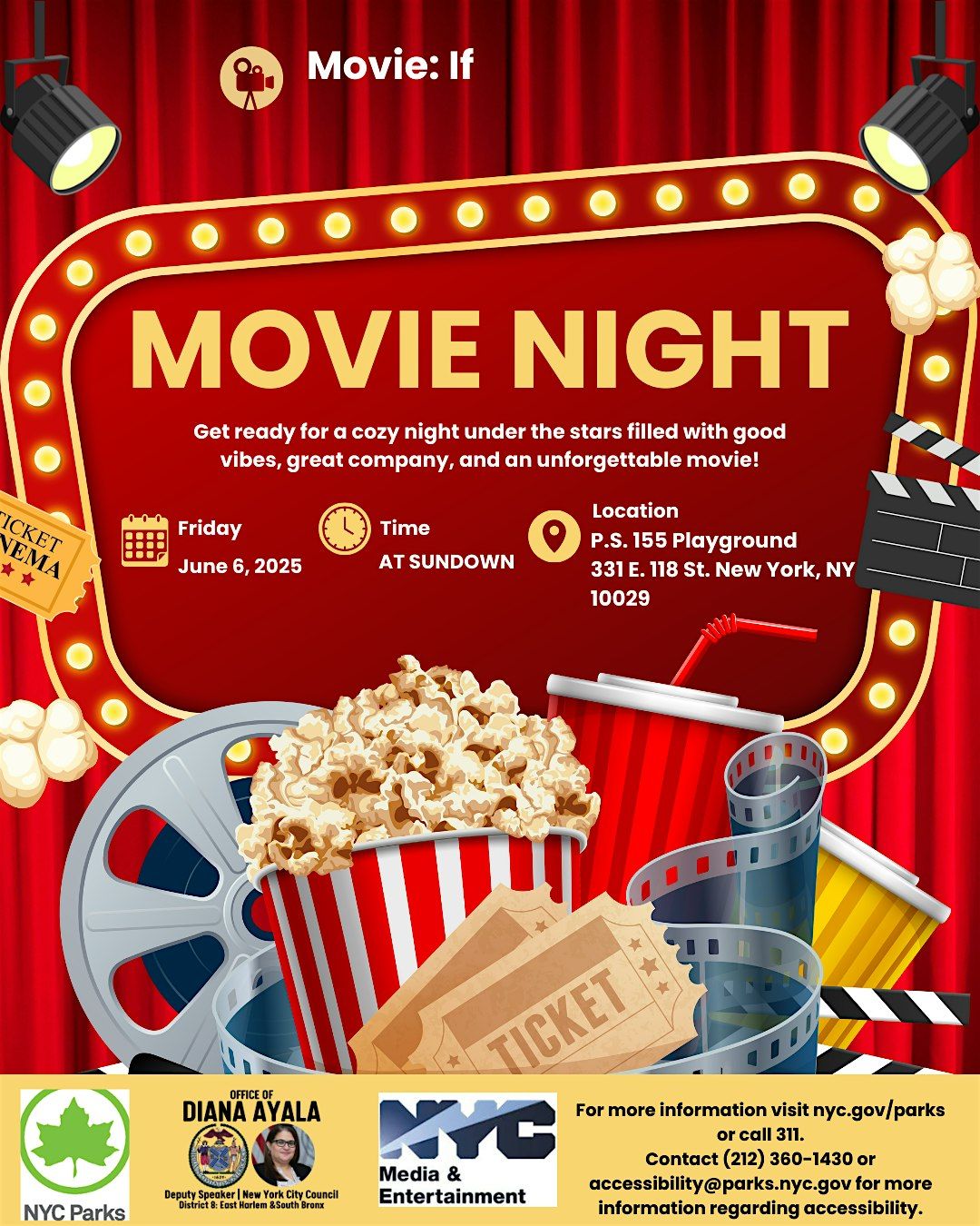 East Harlem Movie Night: If, 6 June | Event in New York | AllEvents