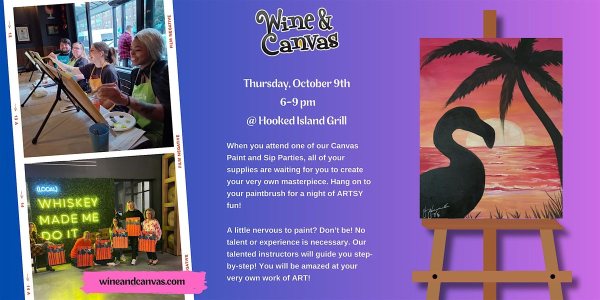 Cape Coral Paint and Sip - Flamingo Sunset, 9 October | Event in Cape Coral | AllEvents