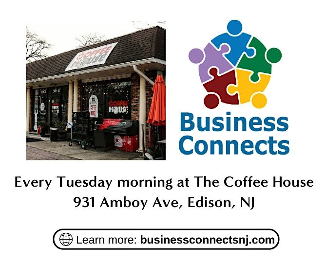 Business Connects Tuesday Breakfast Workshop Meetup 6/3/25, 3 June | Event in Edison | AllEvents