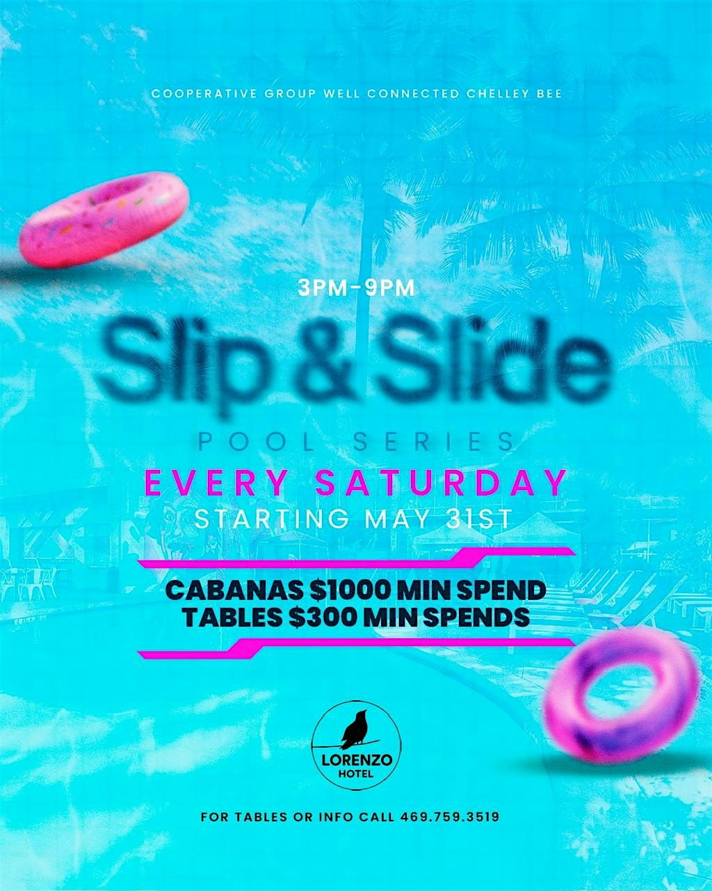 Slip & Slide Saturday's | Pool Party | at Lorenzo Hotel | Event in Dallas | AllEvents