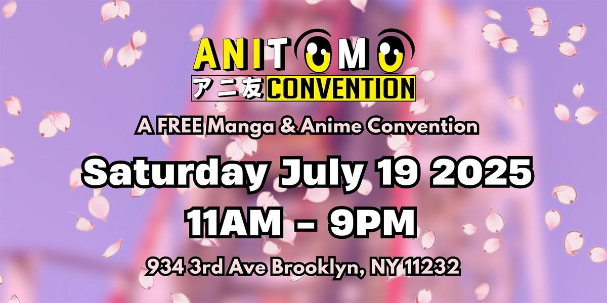 AniTOMO Manga & Anime Convention, 19 July | Event in Brooklyn | AllEvents