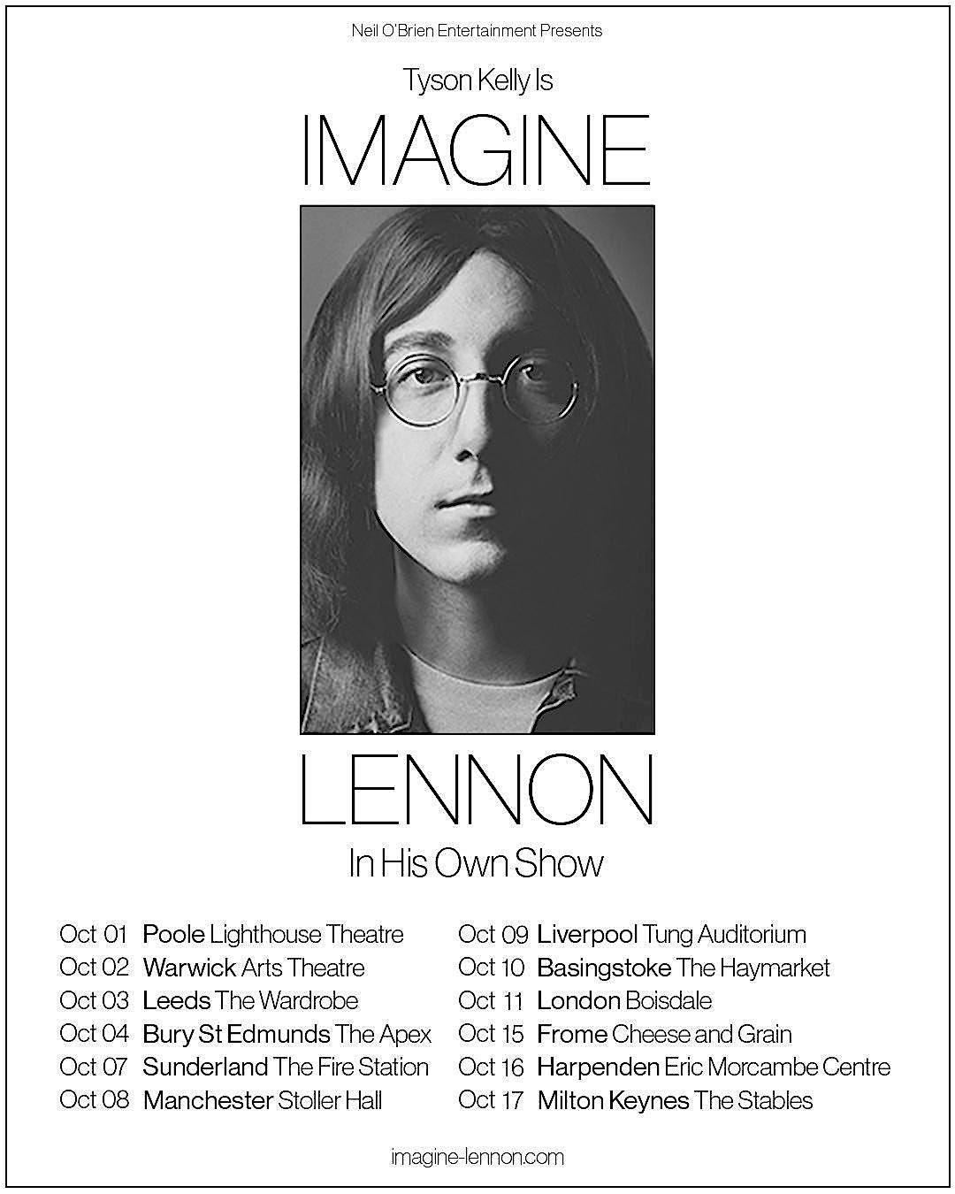 Imagine - Lennon, 18 October | Event in Kidderminster | AllEvents
