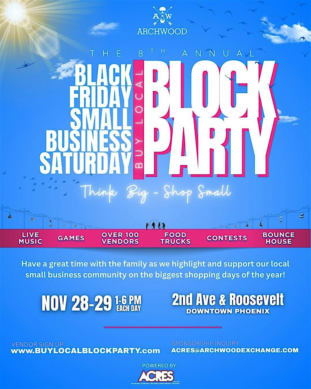 Black Friday Small Business Saturday Block Party, 28 November | Event in Phoenix | AllEvents
