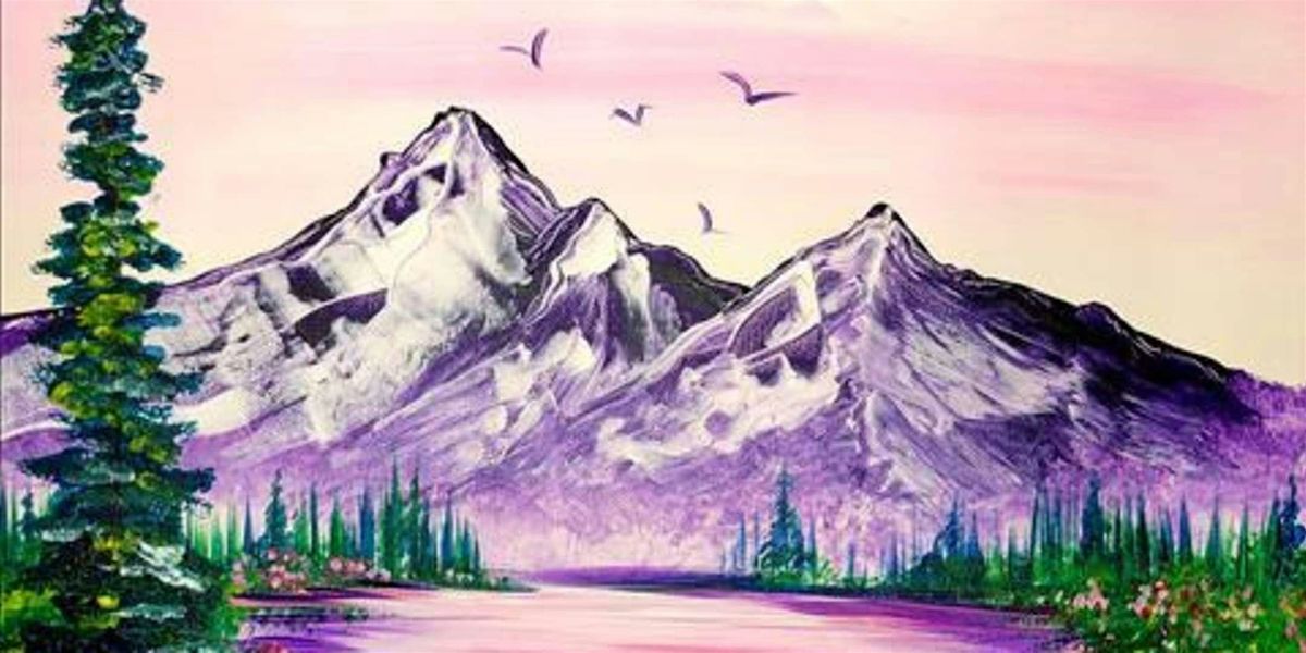Soft Pink Mountain Sunrise - Paint and Sip by Classpop!™, 21 July | Event in Denver | AllEvents