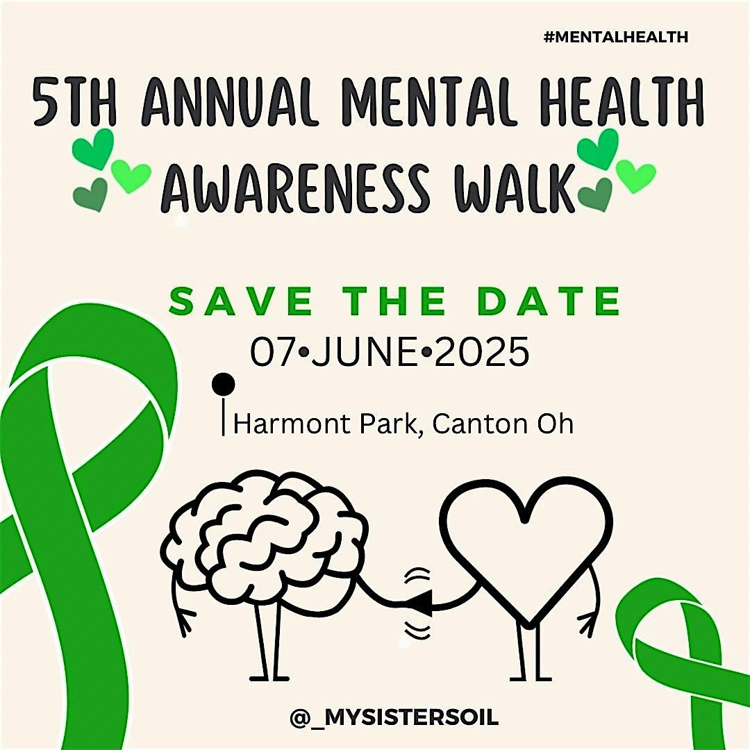 My Sister's Oil 5th Annual Mental Health Awareness Walk, 7 June | Event in Canton | AllEvents