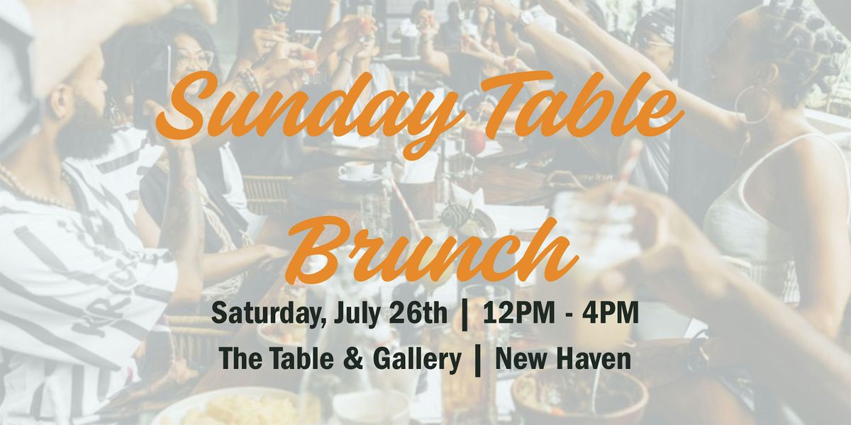 Time Catering Presents: Sunday Table Brunch, 26 July | Event in New Haven | AllEvents