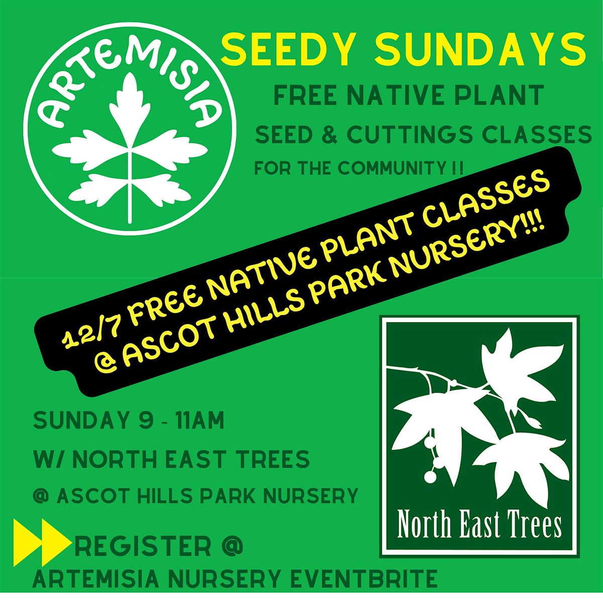 Native Plant & Seed Propogation Classes - FREE @ Ascot Hills Park, 7 December | Event in Los Angeles | AllEvents