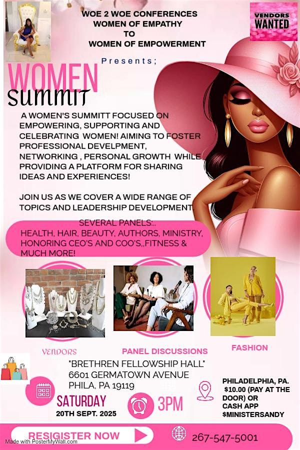 women summit and fashion show, 20 September | Event in Philadelphia | AllEvents