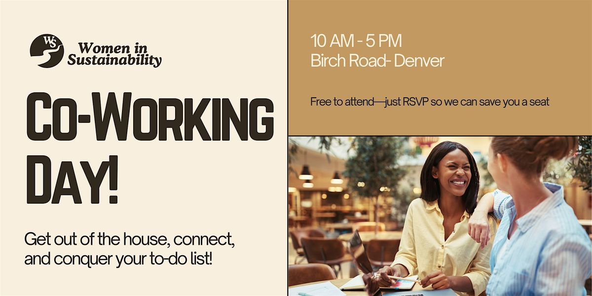 Community Co‑Working Day, 18 August | Event in Denver | AllEvents