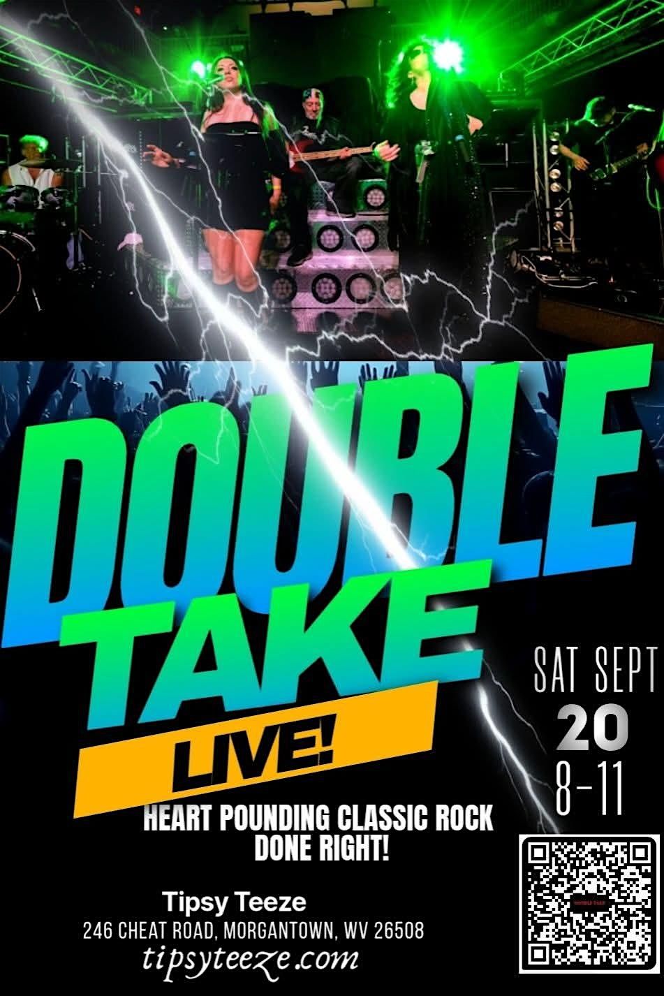 Double Take LIVE at Tipsy Teeze, 20 September | Event in Morgantown | AllEvents