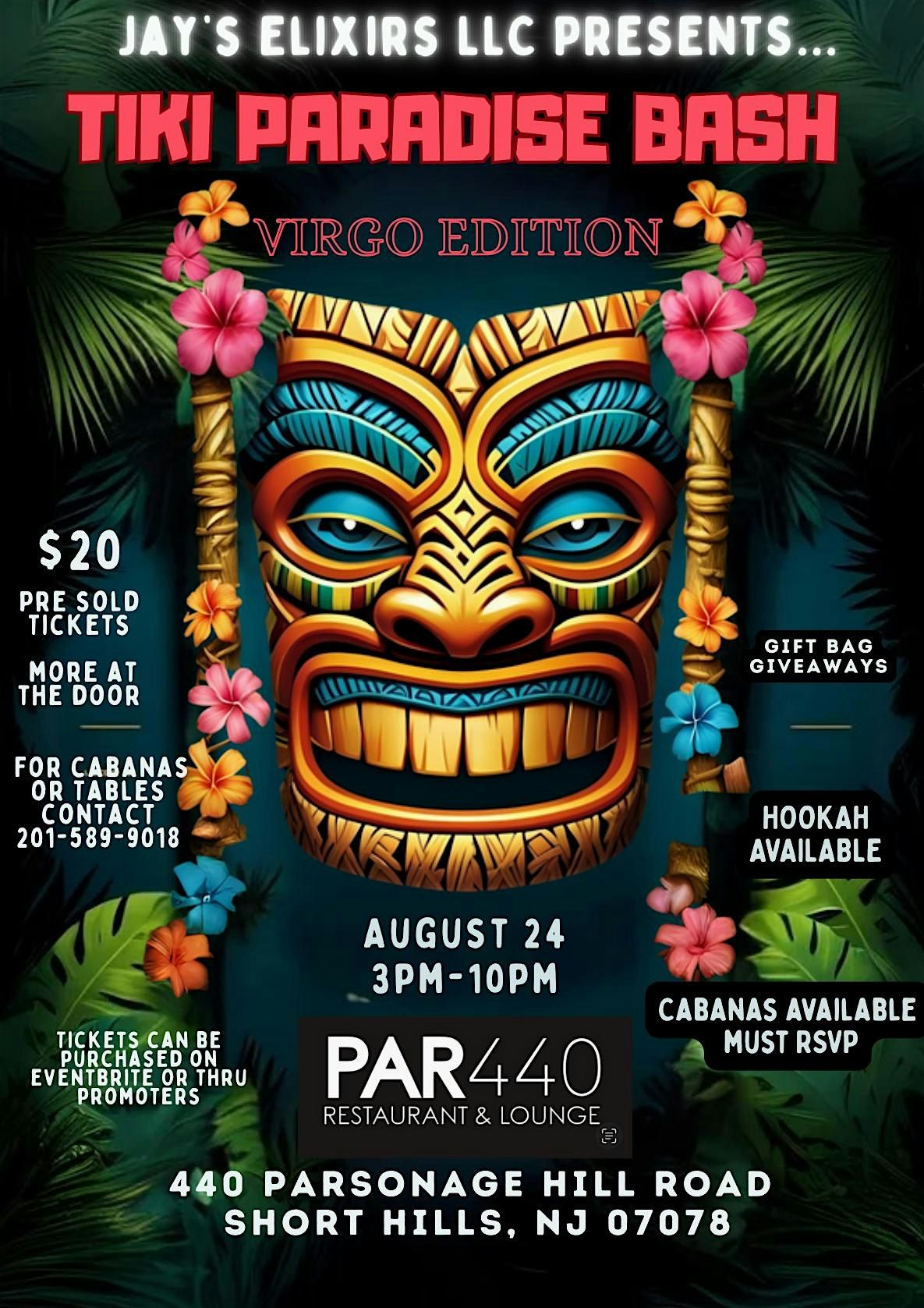 Tiki Paradise Bash Virgo Edition, 24 August | Event in Millburn | AllEvents