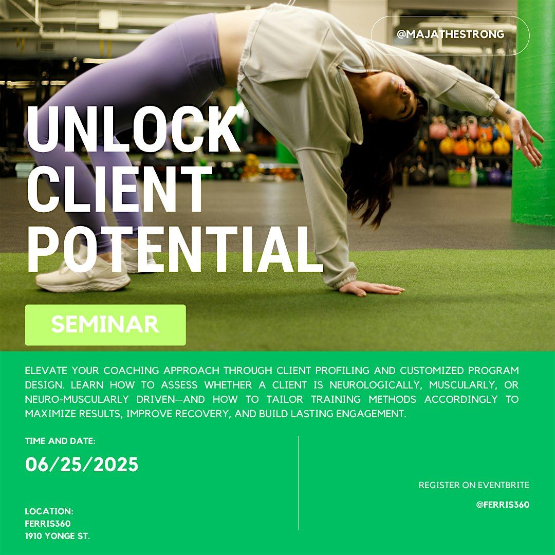 Unlock Client Potential, 25 June | Event in Toronto | AllEvents