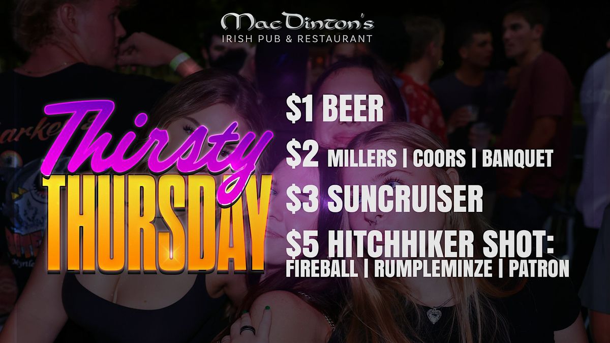 Thirsty Thursdays! | Event in Tampa | AllEvents