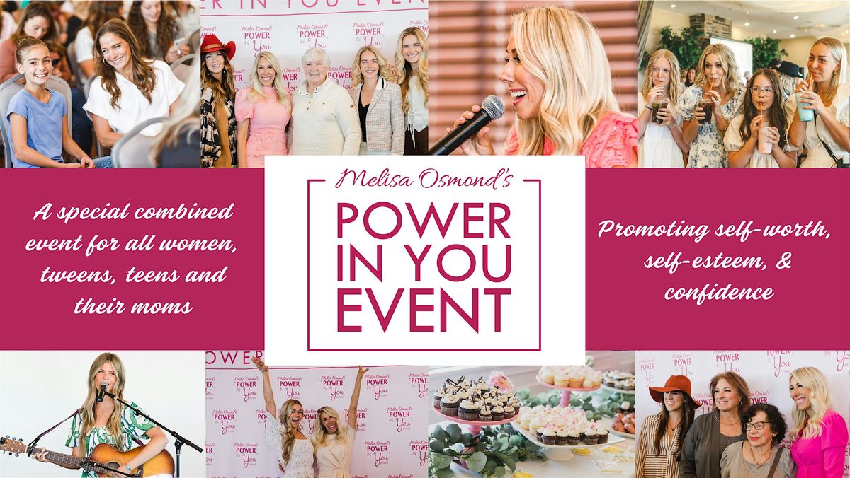 Melisa Osmonds Power In You Event - March 21, 2026, 21 March | Event in Saratoga Springs | AllEvents