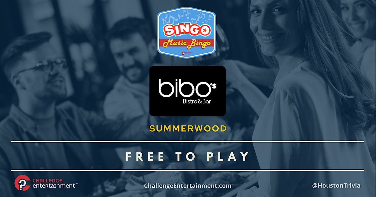 Weekly SINGO Bingo Nights at Bibo's Bistro and Bar | Event in Houston | AllEvents