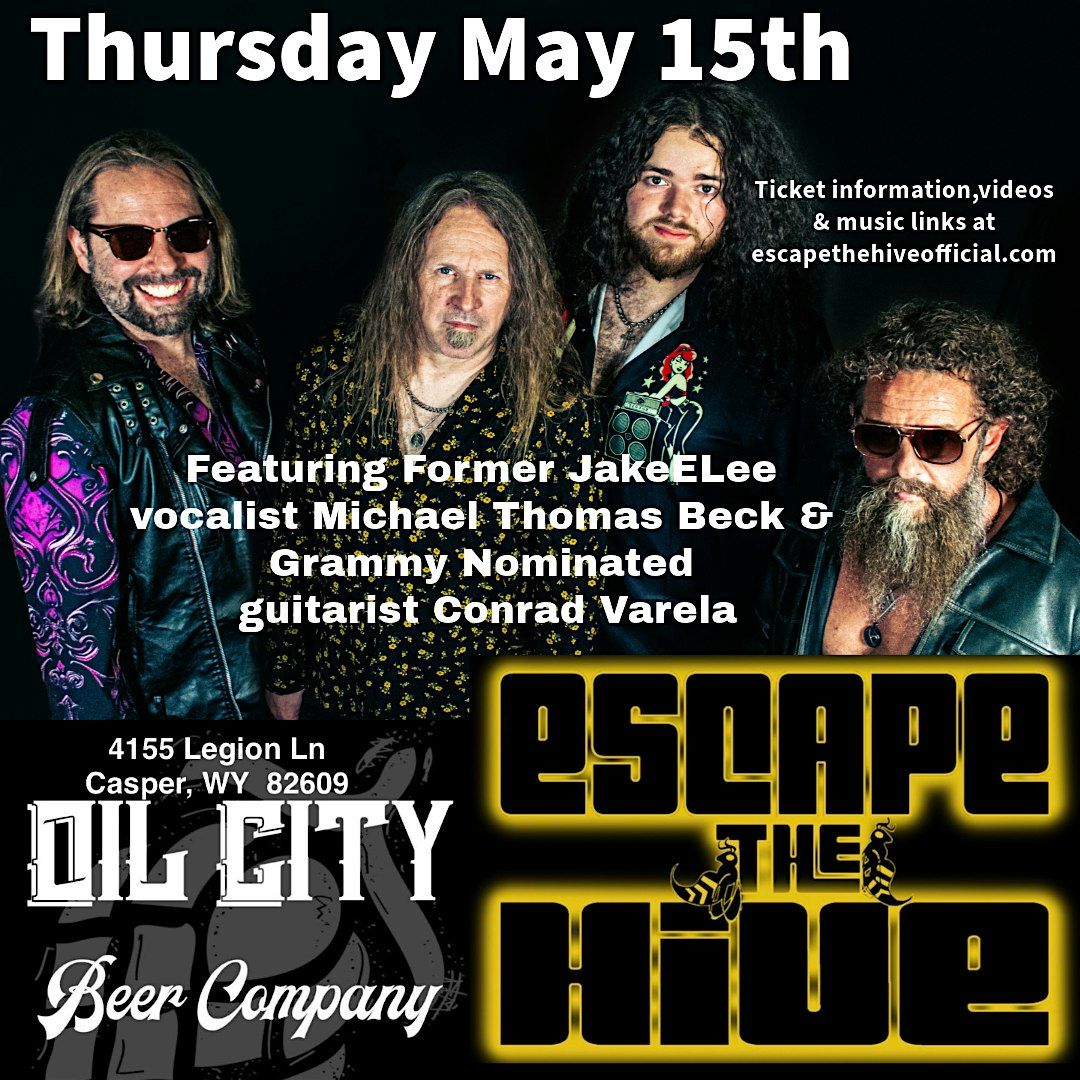 Escape The Hive LIVE at Oil City Beer Company - May 15th, 15 May | Event in Casper | AllEvents