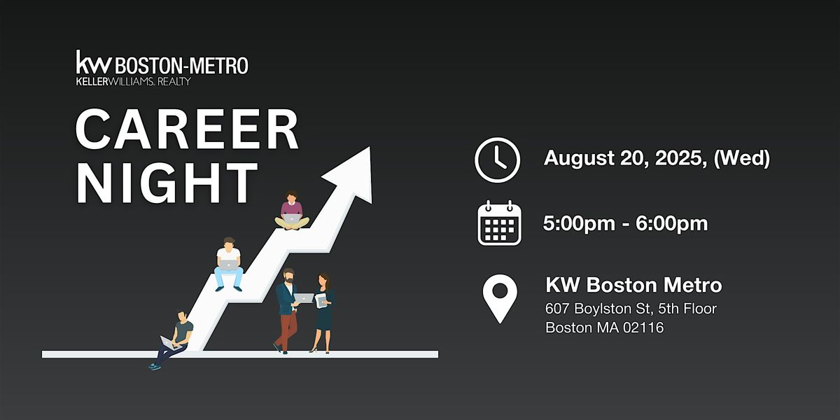 Career Night, 20 August | Event in Boston | AllEvents