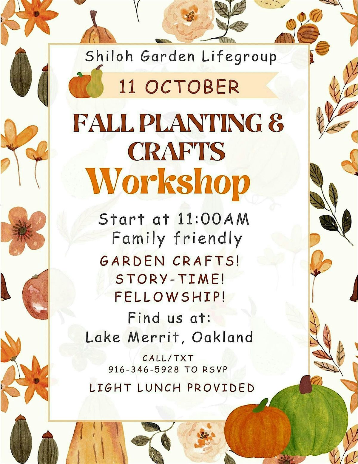 Shiloh Gardening Life Group Fall Planting Workshop, 11 October | Event in Oakland | AllEvents