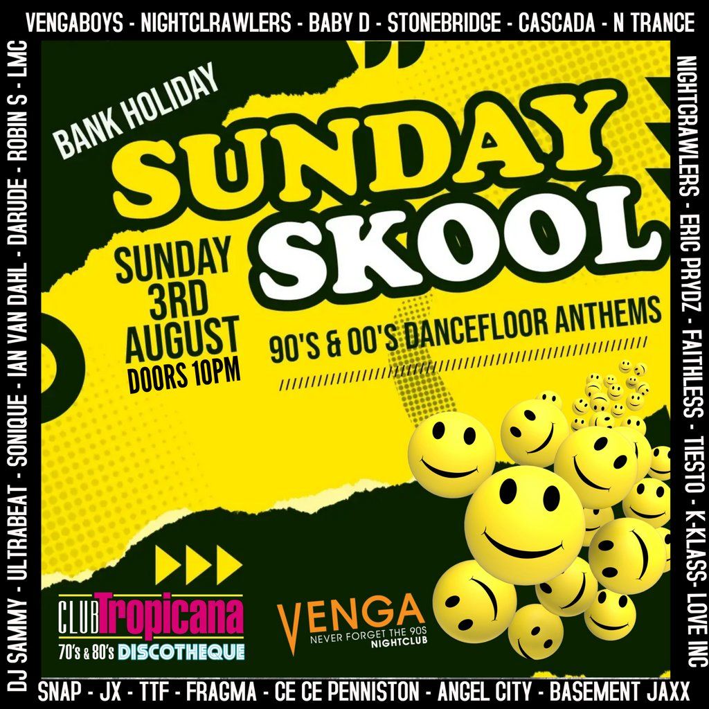 Sunday Skool, 3 August | Event in Glasgow | AllEvents