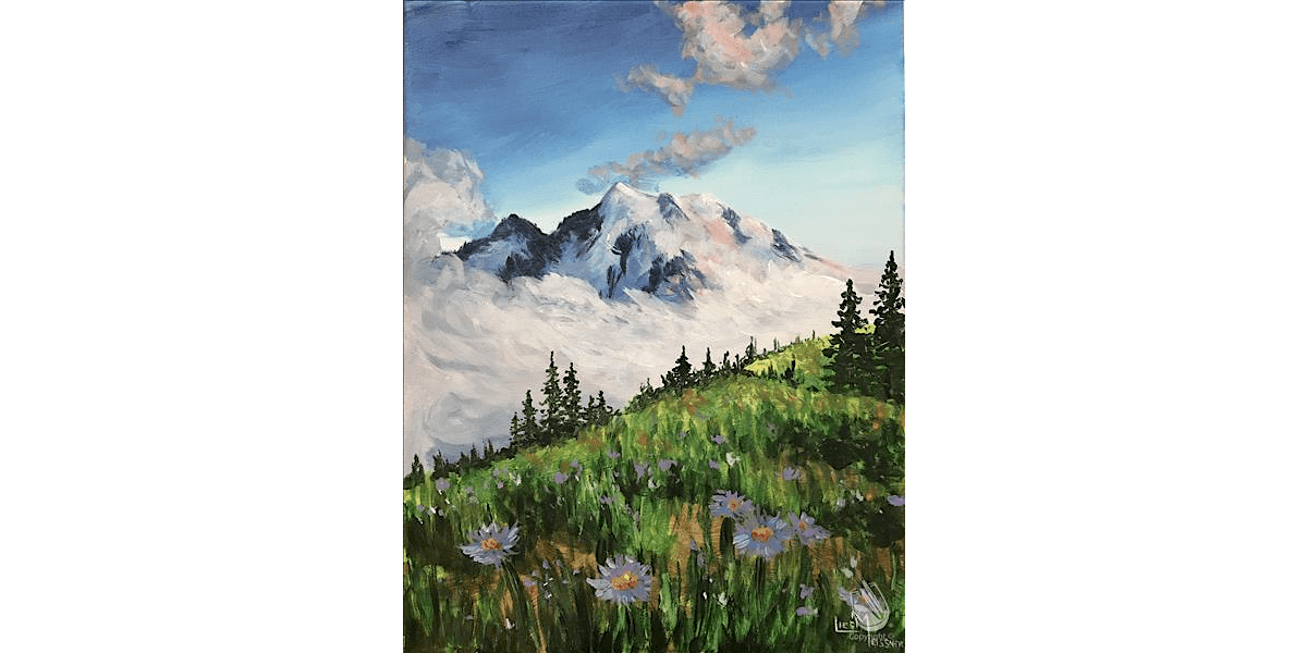 Picking Wild Flowers in the Mountains - Paint and Sip in Denver | Classpop!™, 30 August | Event in Denver