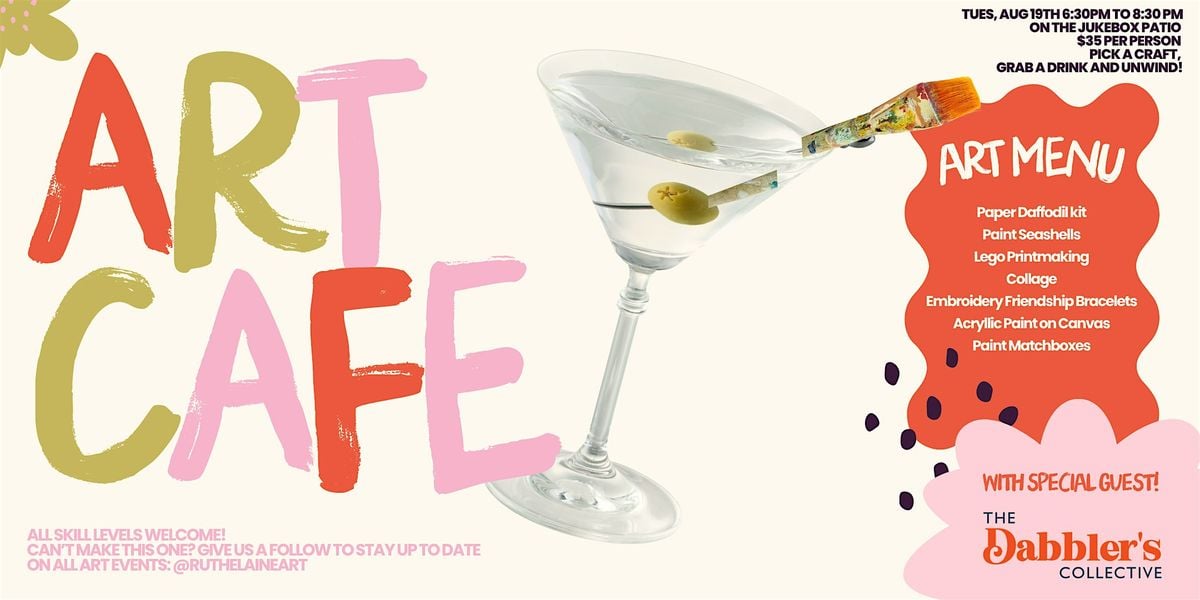 Art Cafe: Pick your craft with special co-host, The Dabbler's Collective!, 19 August | Event in Cleveland