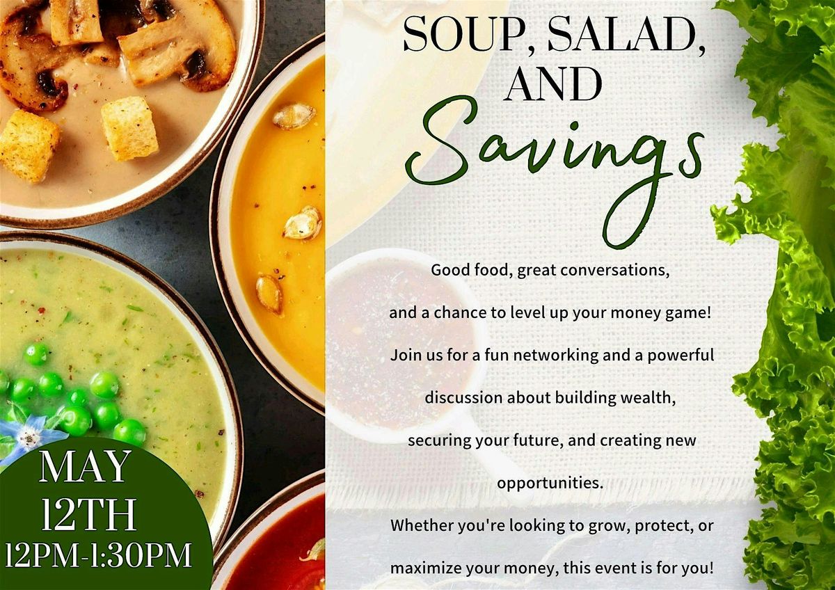 Soup, Salad & Savings, 9 June | Event in Garland | AllEvents