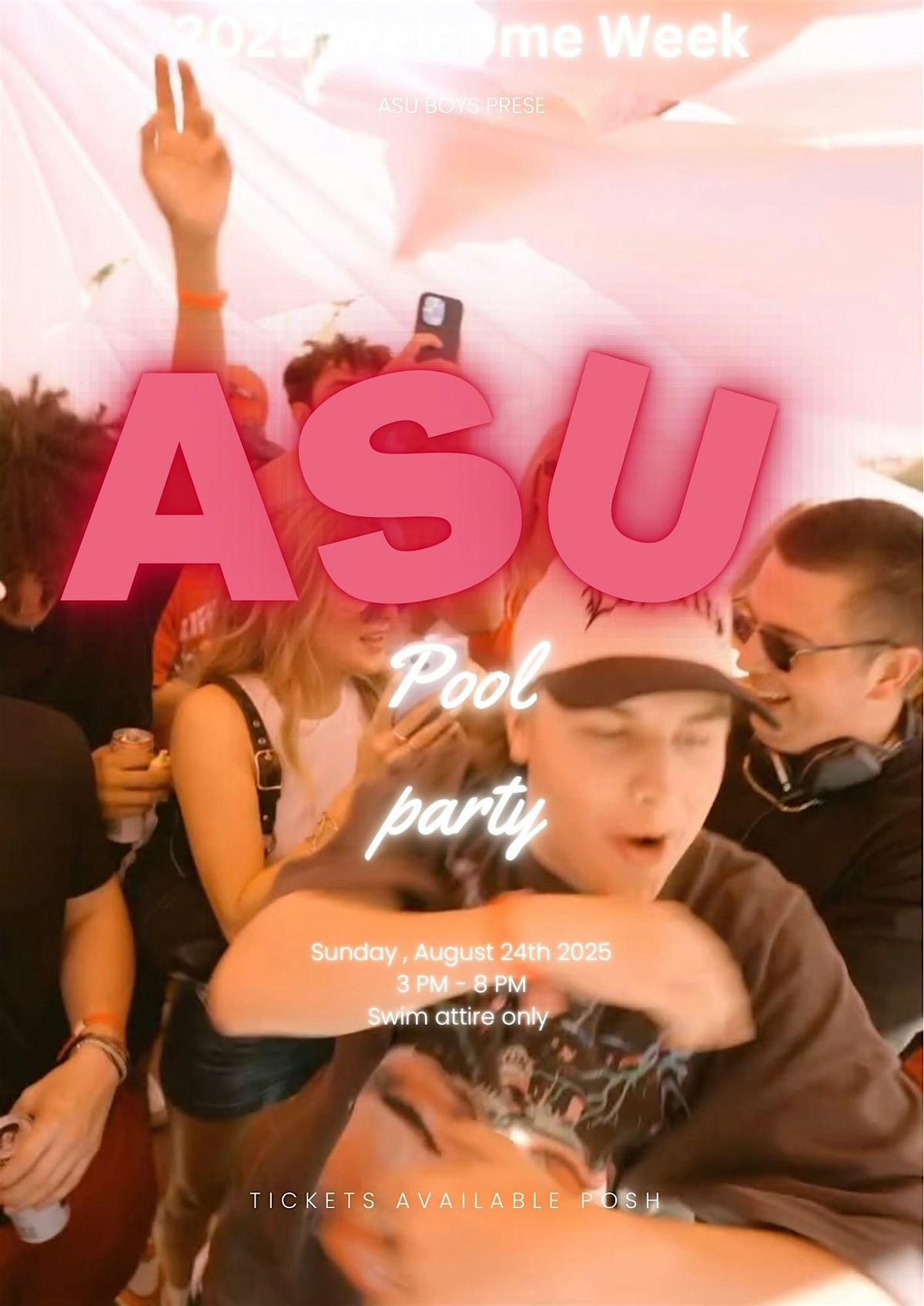 ASU POOL BASH WELCOME WEEK, 24 August | Event in Tempe | AllEvents