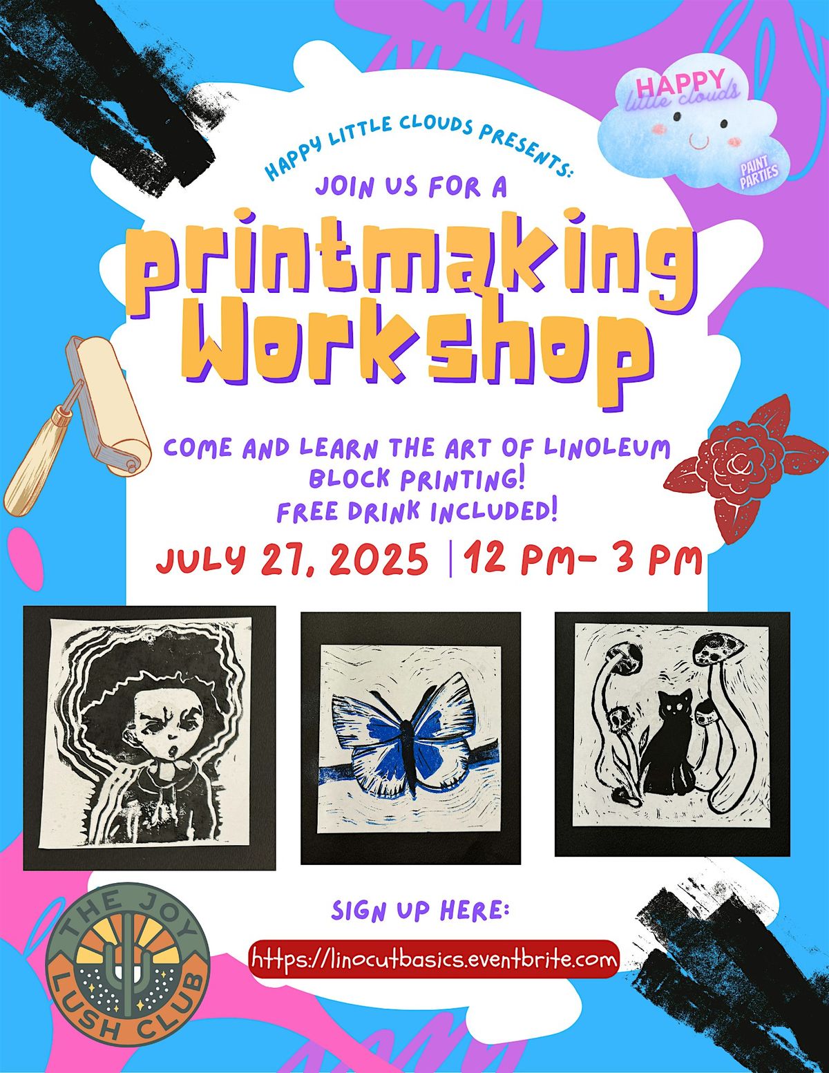 Printmaking Workshop at Joy Lush Club!, 27 July | Event in Phoenix | AllEvents