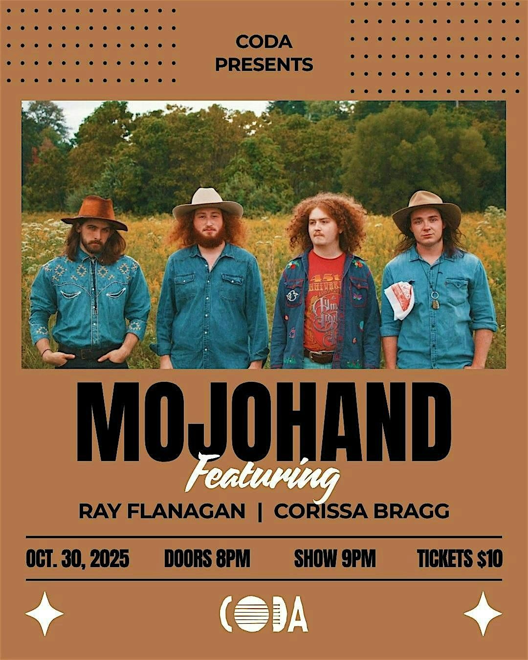 Mojohand | Ray Flanagan | Corissa Bragg at CODA, 30 October | Event in Cleveland | AllEvents