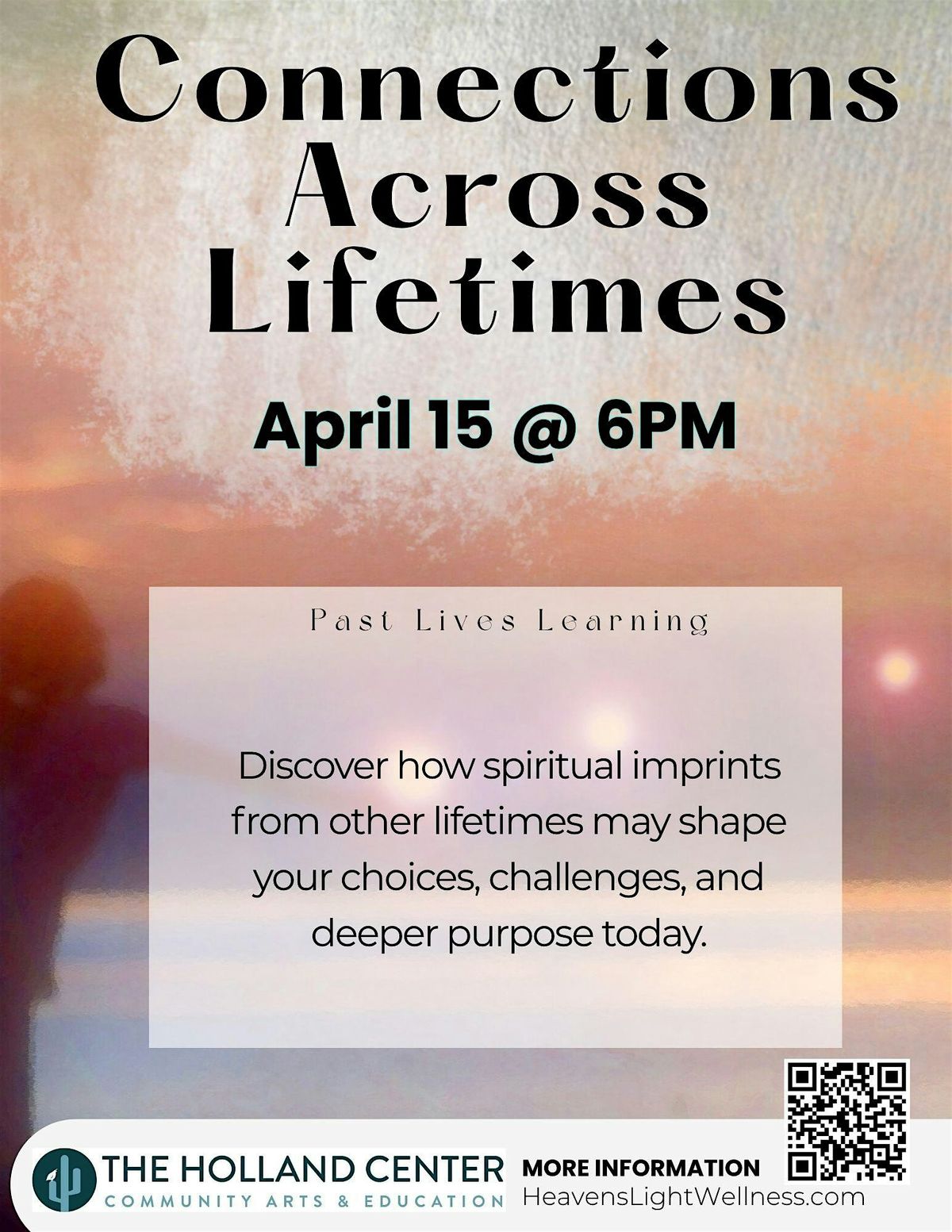 Connections Across Lifetimes, 15 April | Event in Scottsdale | AllEvents
