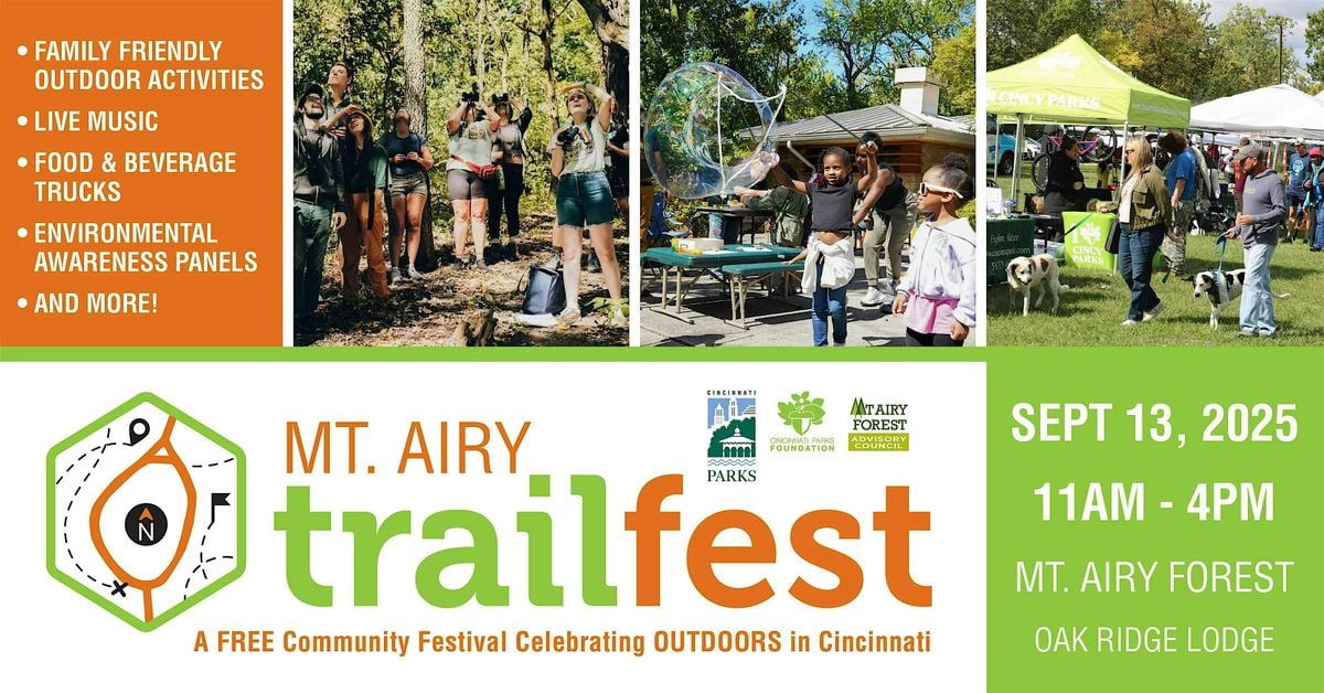 Mt. Airy Forest TrailFest, 13 September | Event in Cincinnati | AllEvents