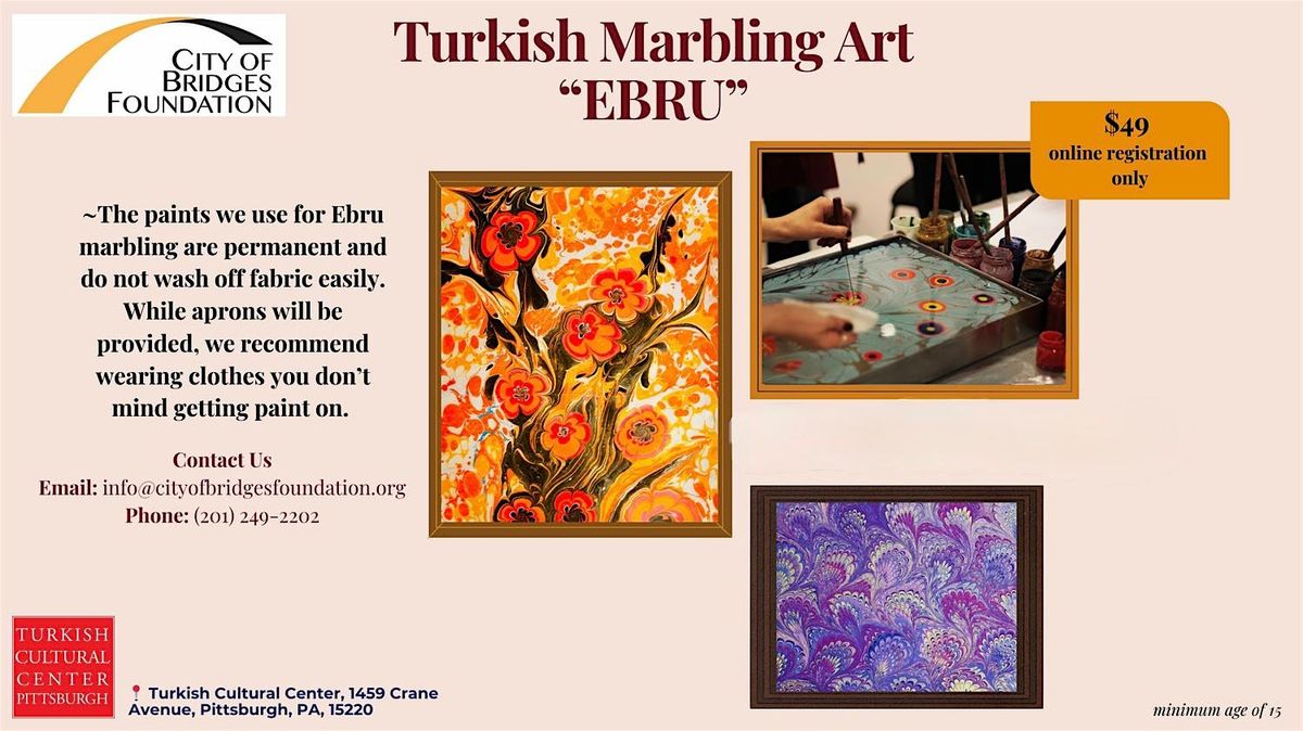 Turkish Water Marbling Art | Event in Pittsburgh | AllEvents