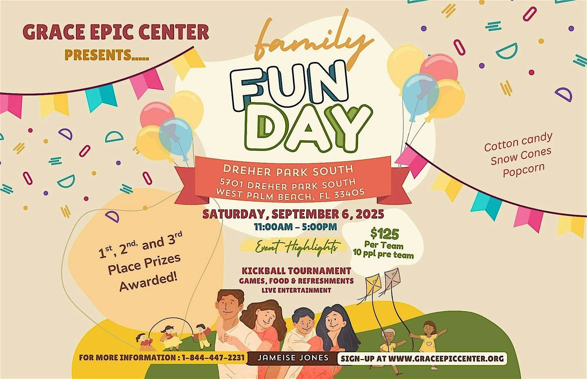 Grace Epic Center's First Annual Family Fun Day, 6 September | Event in West Palm Beach | AllEvents