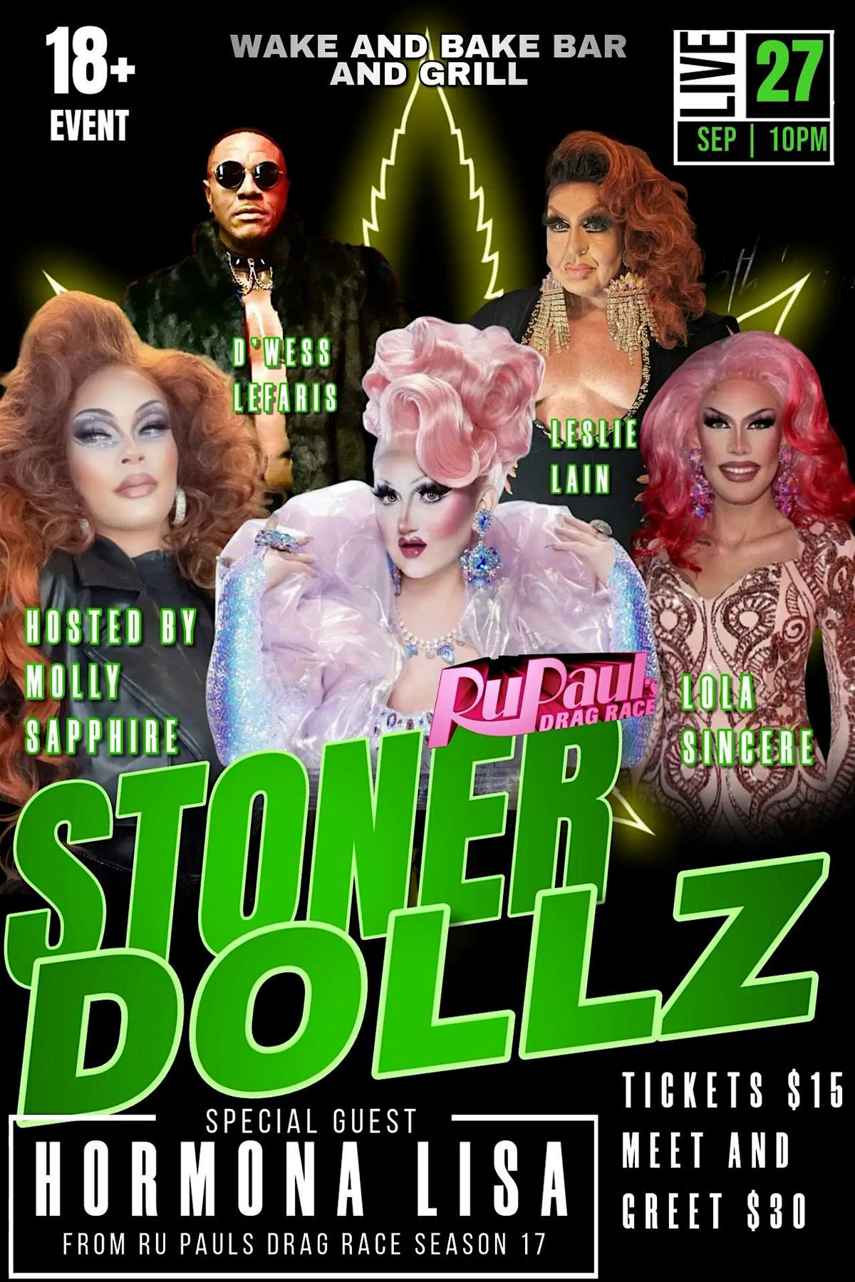 STONER DOLLZ FT. HORMONA LISA, 27 September | Event in Anderson | AllEvents