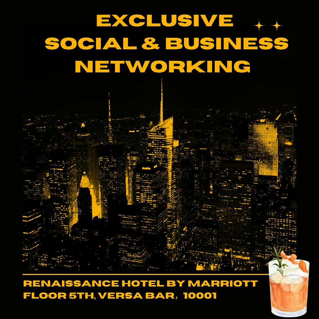 Exclusive Social & Business Networking with a Manhattan View, 24 May | Event in New York | AllEvents