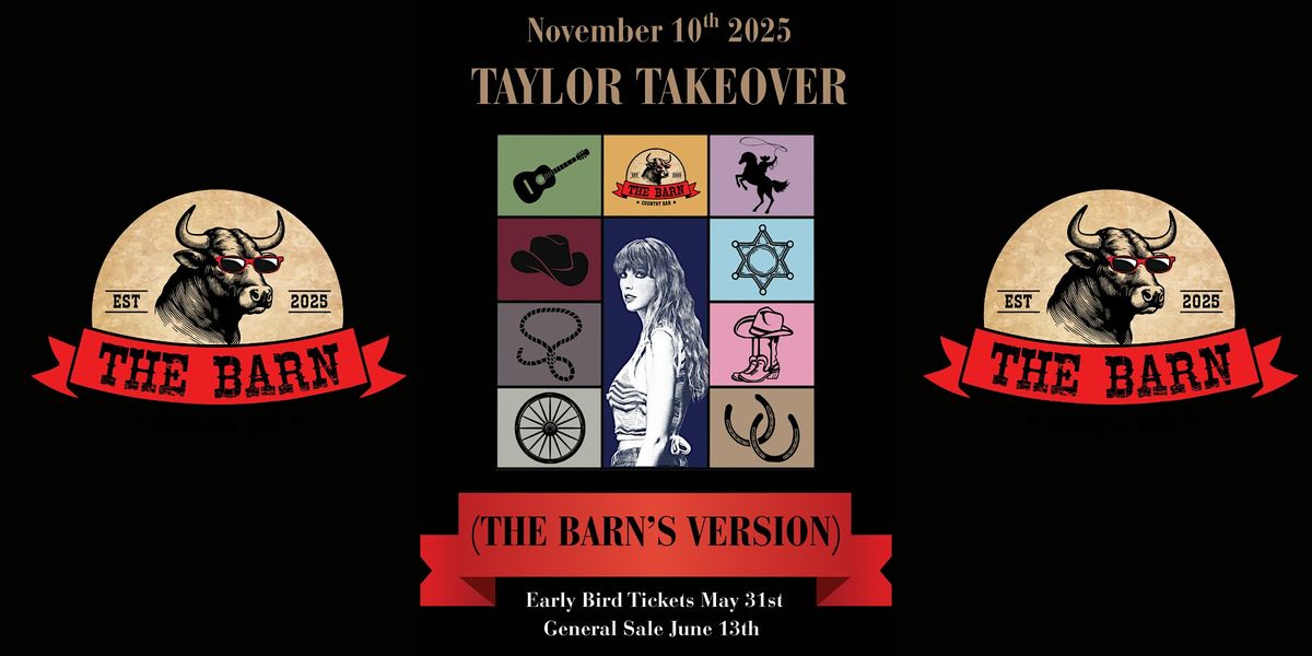 Taylor Takeover (The Barn's Version), 10 November | Event in Surrey | AllEvents