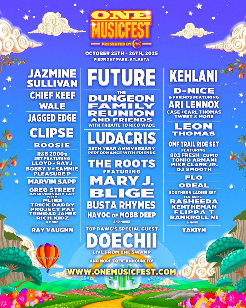 ONE Musicfest: Future  Ludacris  The Roots  & Doechii - 2 Day Pass, 24 October | Event in Atlanta | AllEvents