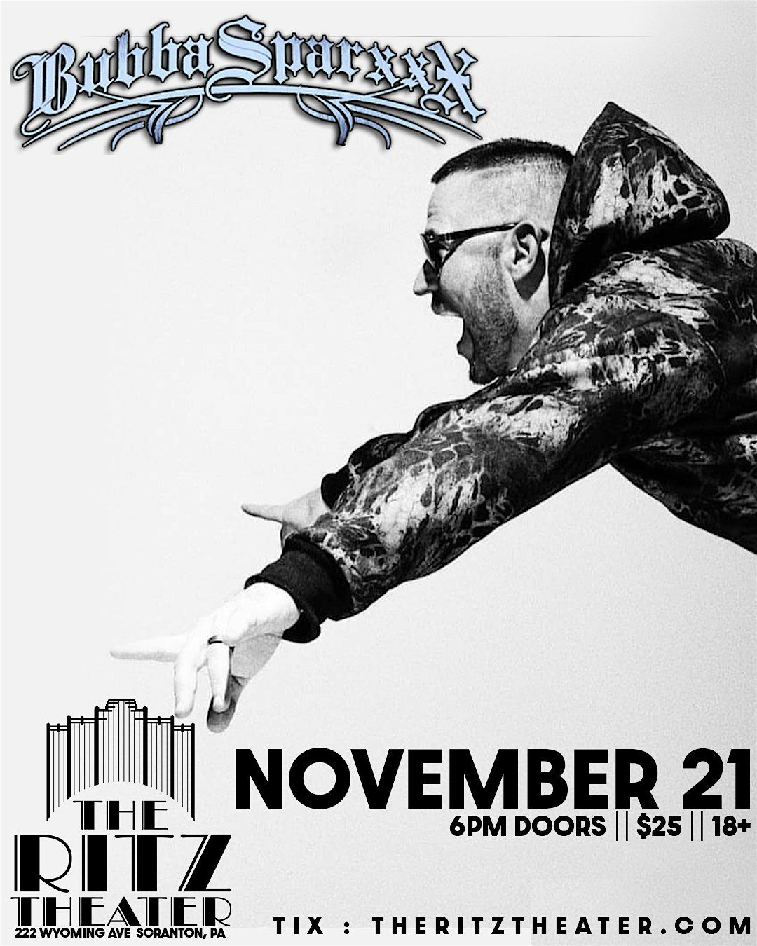 Bubba Sparxxx, 21 November | Event in Scranton | AllEvents